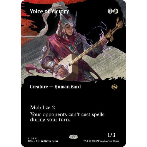 Voice of Victory (Borderless) (331) (Tarkir: Dragonstorm) - PokéBox Australia