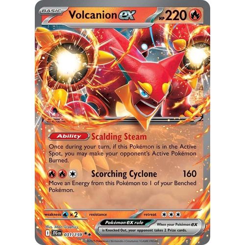 Volcanion ex (031/159) (SV09: Journey Together) - PokéBox Australia