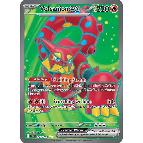 Volcanion ex (171/159) (SV09: Journey Together) - PokéBox Australia