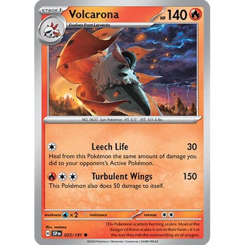 Volcarona (025/191) [SV08: Surging Sparks] - PokéBox Australia