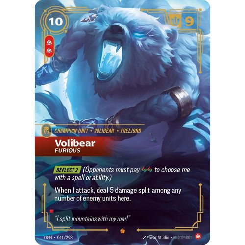 Volibear - Furious (041/298) (Origins) - PokéBox Australia