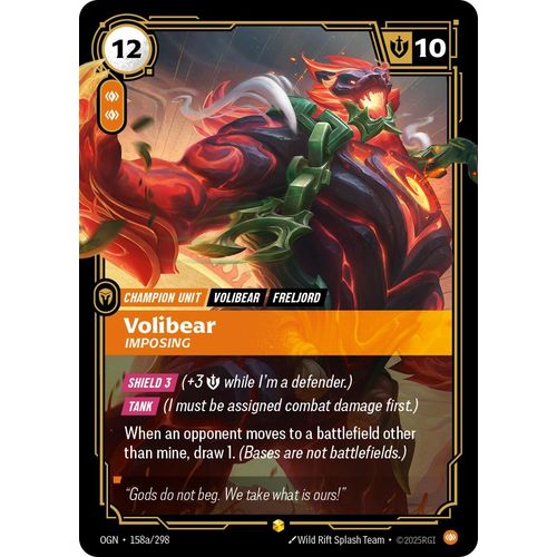 Volibear - Imposing (Alternate Art) (158a/298) (Origins) - PokéBox Australia