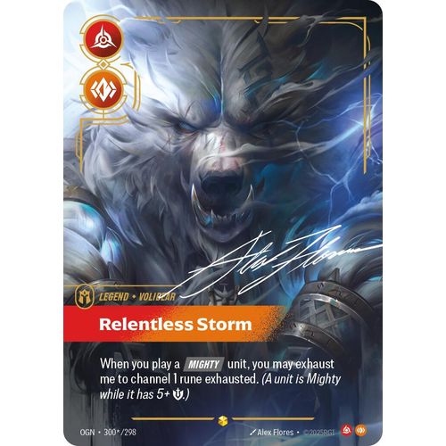 Volibear - Relentless Storm (Alternate Art) (300*/298) (Origins) - PokéBox Australia