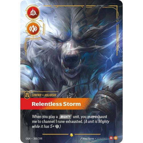 Volibear - Relentless Storm (Overnumbered) (300/298) (Origins) - PokéBox Australia