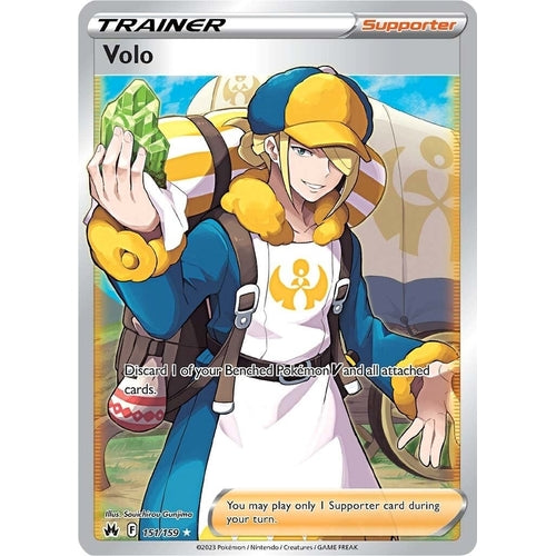Volo (Full Art) (151/159) (Crown Zenith) - PokéBox Australia