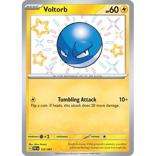 Voltorb (133/091) [SV: Paldean Fates] - PokéBox Australia