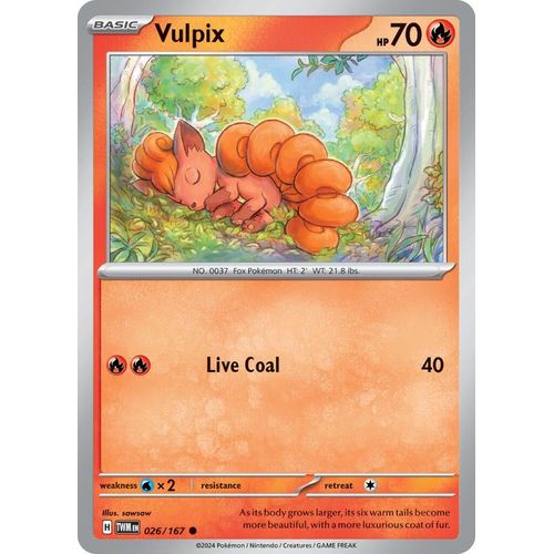 Vulpix (026/167) [SV06: Twilight Masquerade] - PokéBox Australia