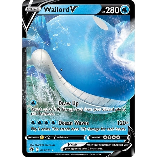 Wailord V (13/73) (Champion's Path) - PokéBox Australia