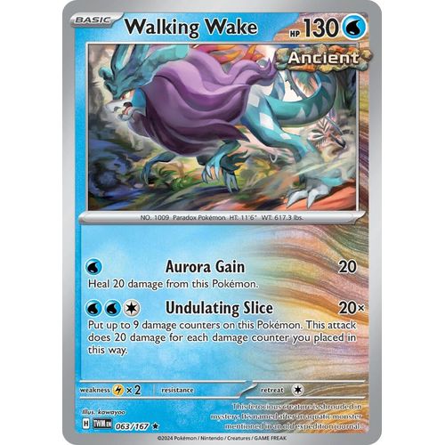 Walking Wake (063/167) [SV06: Twilight Masquerade] - PokéBox Australia