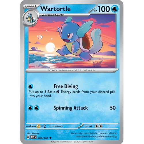 Wartortle (008/165) [SV: Scarlet & Violet 151] - PokéBox Australia