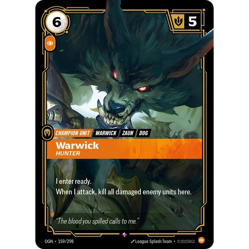 Warwick - Hunter (159/298) (Origins) - PokéBox Australia