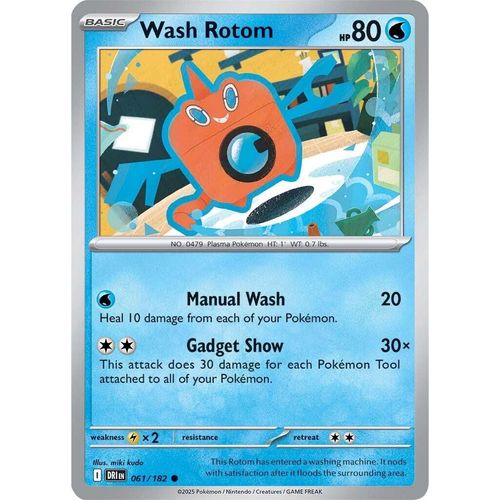 Wash Rotom (061/182) (SV10: Destined Rivals) - PokéBox Australia