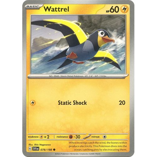 Wattrel (078/198) [SV01: Scarlet & Violet Base Set] - PokéBox Australia