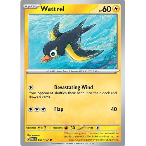 Wattrel (081/193) [SV02: Paldea Evolved] - PokéBox Australia