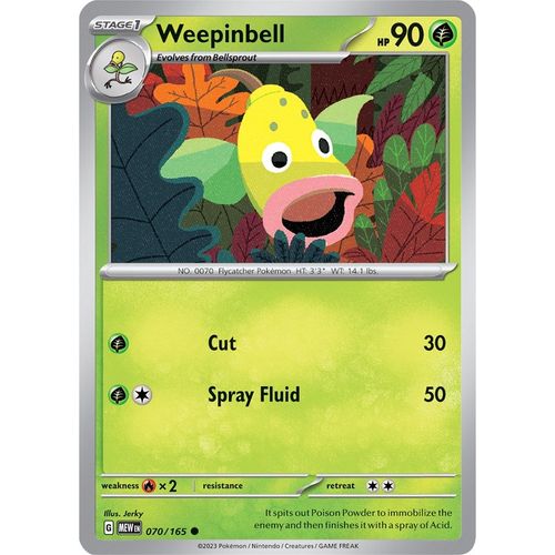 Weepinbell (070/165) [SV: Scarlet & Violet 151] - PokéBox Australia