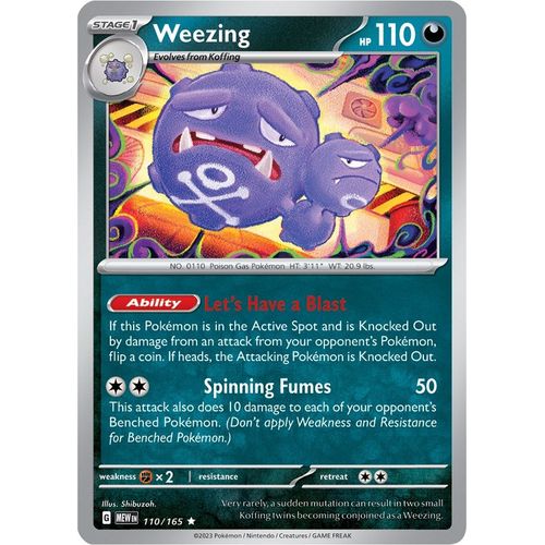Weezing (110/165) [SV: Scarlet & Violet 151] - PokéBox Australia