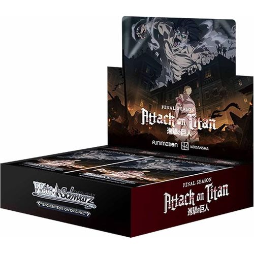 Weiss Schwarz - Attack on Titan: Final Season Booster Box 1st Edition - English - PokéBox Australia