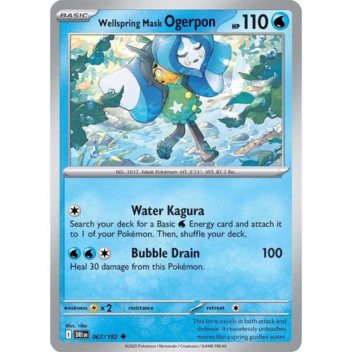 Wellspring Mask Ogerpon (067/182) (SV10: Destined Rivals) - PokéBox Australia