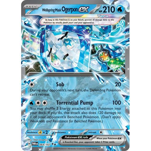 Wellspring Mask Ogerpon ex (064/167) [SV06: Twilight Masquerade] - PokéBox Australia