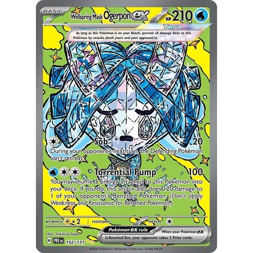 Wellspring Mask Ogerpon ex (152/131) [SV: Prismatic Evolutions] - PokéBox Australia