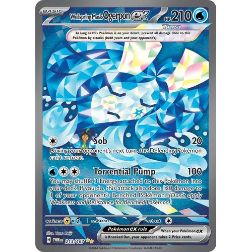Wellspring Mask Ogerpon ex (213/167) [SV06: Twilight Masquerade] - PokéBox Australia