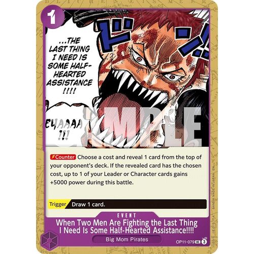 When Two Men Are Fighting the Last Thing I Need Is Some Half - Hearted Assistance!!!! (OP11 - 079) [A Fist of Divine Speed] - PokéBox Australia