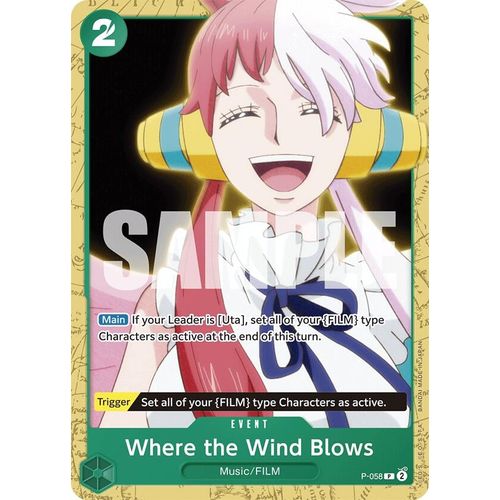 Where the Wind Blows (P - 058) [Starter Deck 16: GREEN Uta] - PokéBox Australia