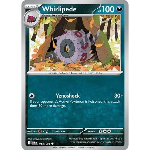 Whirlipede (055/086) (SV: Black Bolt) - PokéBox Australia
