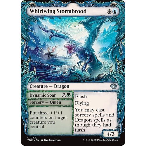 Whirlwing Stormbrood (Showcase) (322) (Tarkir: Dragonstorm) - PokéBox Australia