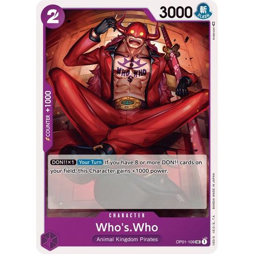 Who's.Who (OP01 - 109) [Romance Dawn] - PokéBox Australia