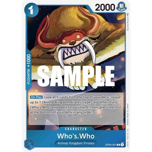 Who's.Who (OP04 - 051) [Kingdoms of Intrigue] - PokéBox Australia