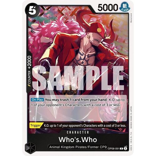 Who's.Who (OP08 - 091) [Two Legends] - PokéBox Australia