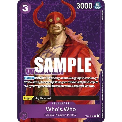 Who's.Who (Tournament Pack Vol. 3) [Winner] (ST04 - 010) [One Piece Promotion Cards] - PokéBox Australia