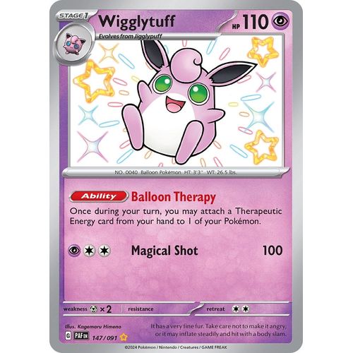 Wigglytuff (147/091) [SV: Paldean Fates] - PokéBox Australia