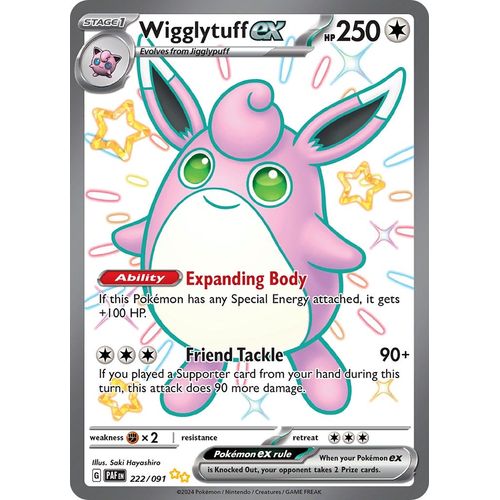 Wigglytuff ex (222/091) [SV: Paldean Fates] - PokéBox Australia