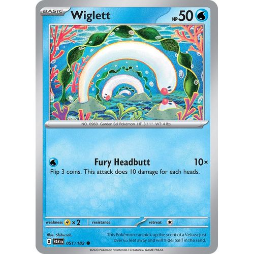 Wiglett (051/182) [SV04: Paradox Rift] - PokéBox Australia