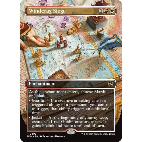 Windcrag Siege (Borderless) (392) (Tarkir: Dragonstorm) - PokéBox Australia
