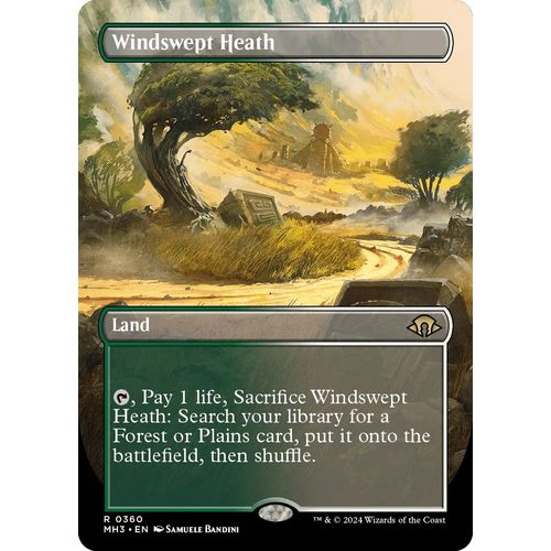 Windswept Heath (Borderless) (360) [Modern Horizons 3] - PokéBox Australia