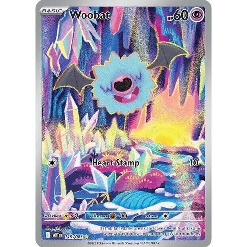 Woobat (119/086) (SV: White Flare) - PokéBox Australia