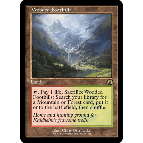 Wooded Foothills (Retro Frame) (441) [Modern Horizons 3] - PokéBox Australia