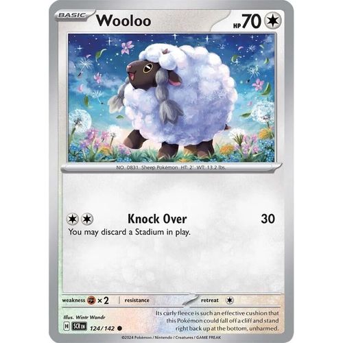 Wooloo (124/142) [SV07: Stellar Crown] - PokéBox Australia