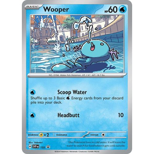 Wooper - 155 (155) (SV: Scarlet & Violet Promo Cards) - PokéBox Australia