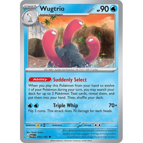 Wugtrio (053/182) [SV04: Paradox Rift] - PokéBox Australia