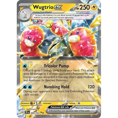 Wugtrio ex (060/162) [SV05: Temporal Forces] - PokéBox Australia