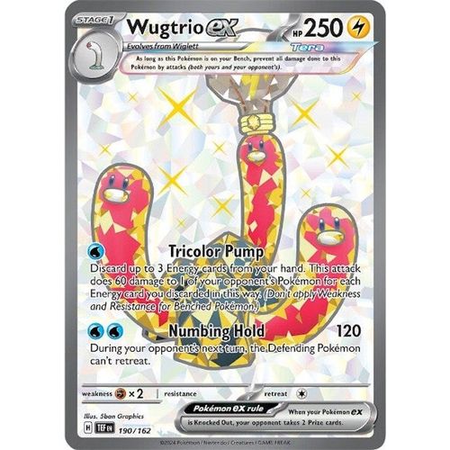 Wugtrio ex (190/162) [SV05: Temporal Forces] - PokéBox Australia