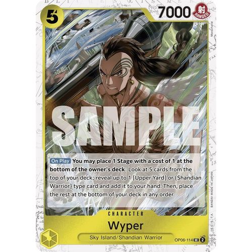 Wyper (Jolly Roger Foil) (OP06 - 114) [Premium Booster - The Best - ] - PokéBox Australia