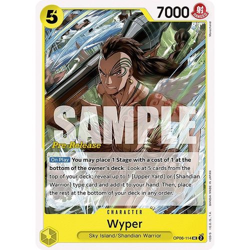 Wyper (OP06 - 114) [Wings of the Captain Pre - Release Cards] - PokéBox Australia
