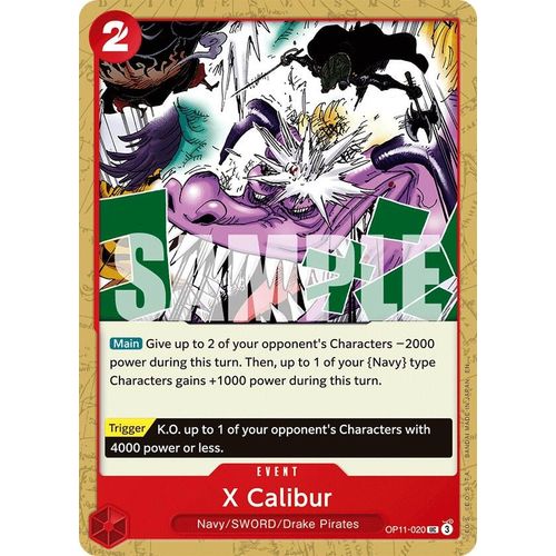 X Calibur (OP11 - 020) [A Fist of Divine Speed] - PokéBox Australia