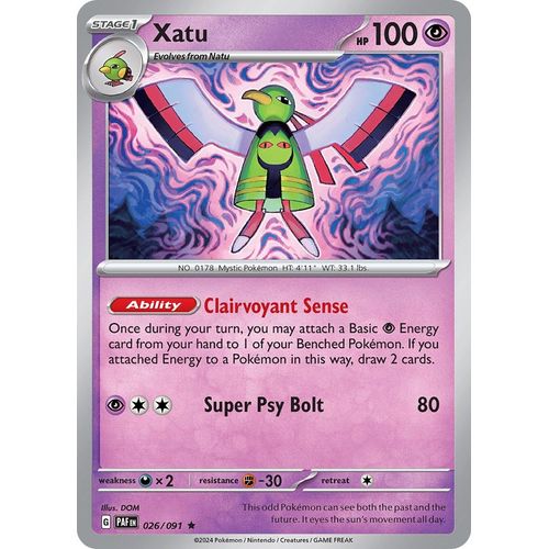 Xatu (026/091) [SV: Paldean Fates] - PokéBox Australia