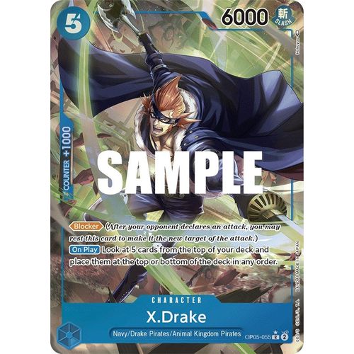 X.Drake (Alternate Art) (OP05 - 055) [Awakening of the New Era] - PokéBox Australia